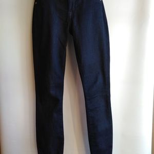 Rich and skinny dark denim jeans